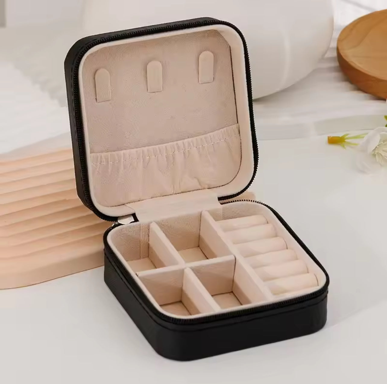LuxeFold™ Travel Jewelry Organizer